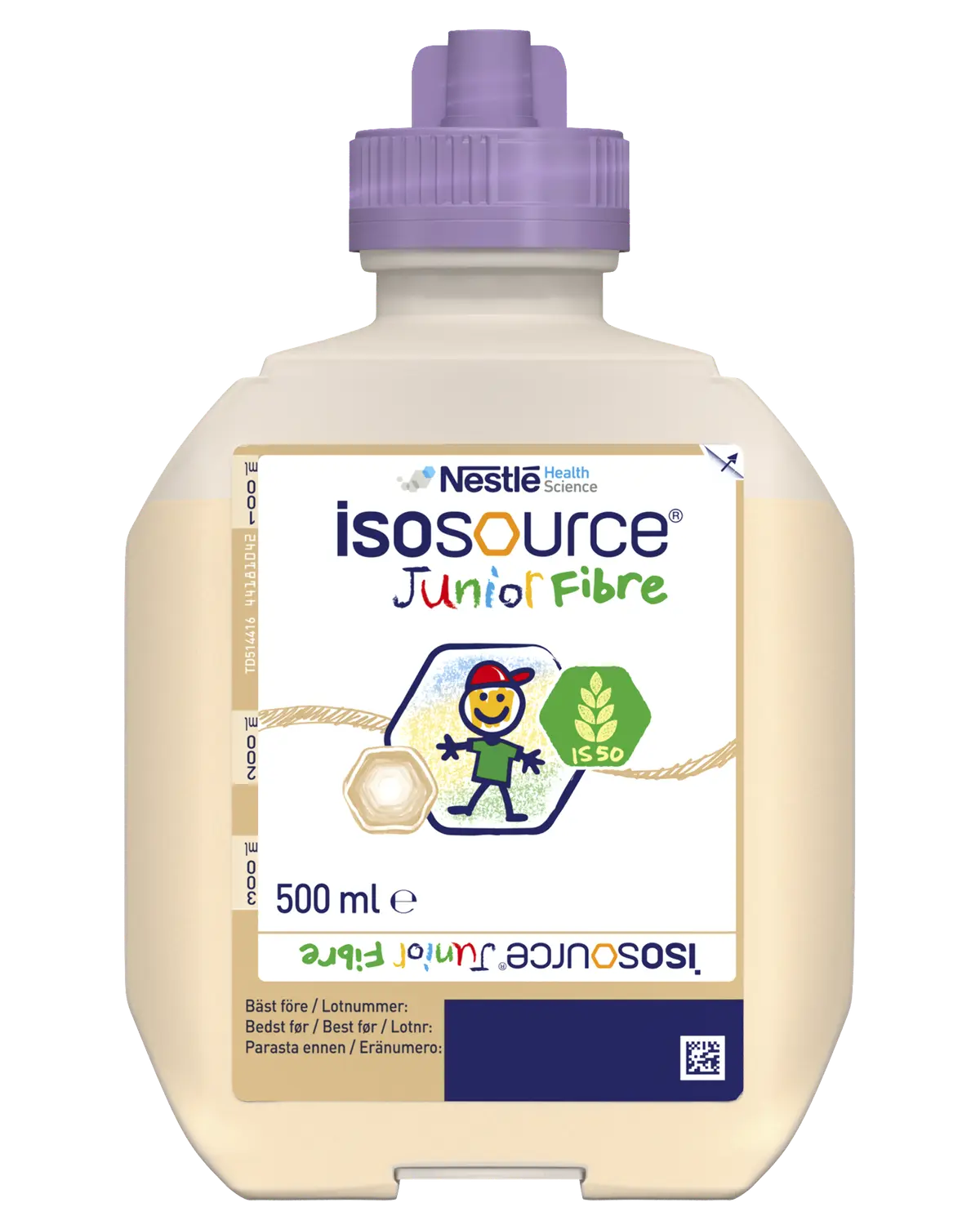 Isosource Junior Fibre sondenæring 12x500 ml