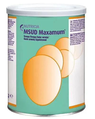 MSUD Maxamum proteinerstatning pulver appelsin 500 g