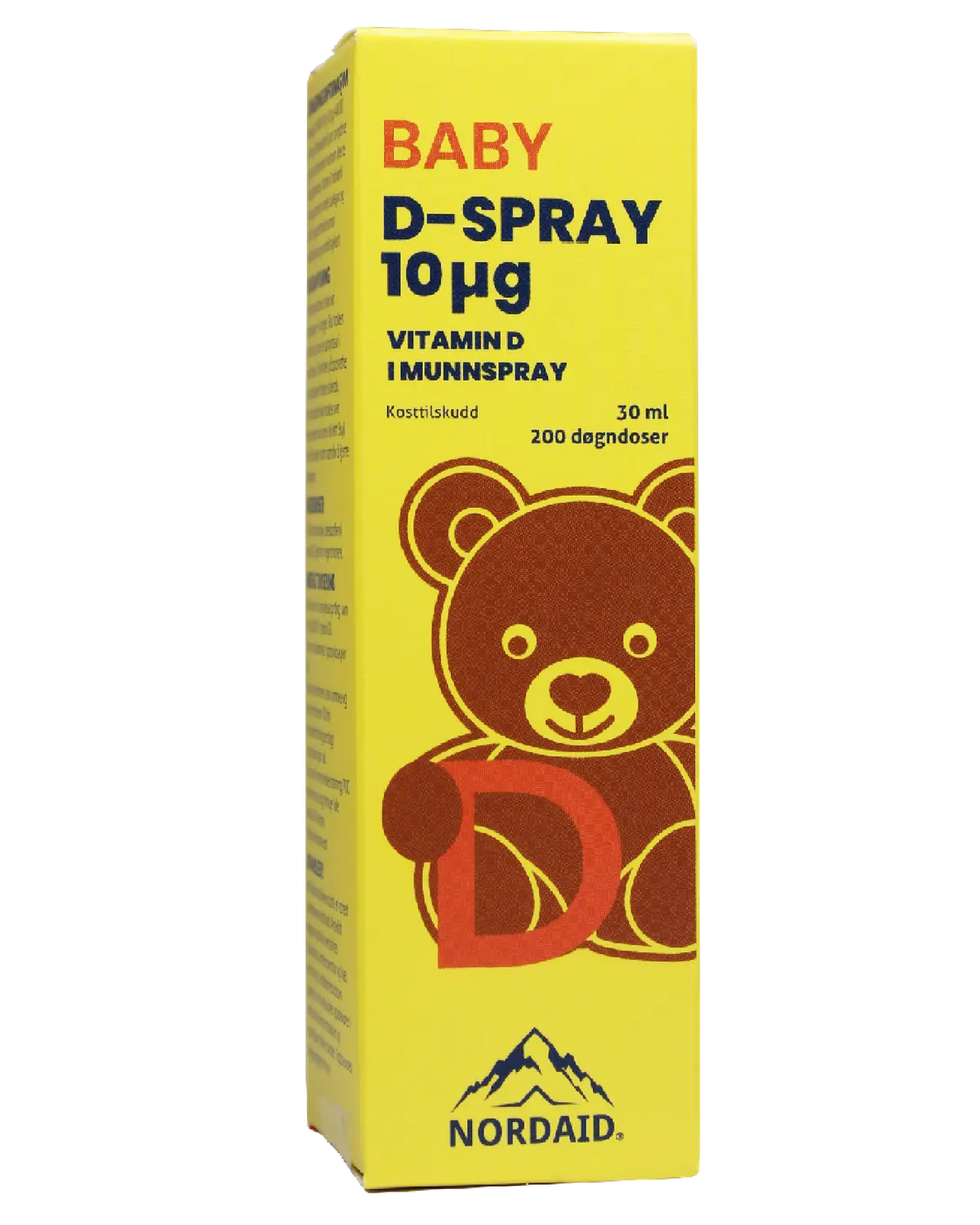 Nordaid D-Spray Baby vitamin D 10 mcg munnspray 30 ml