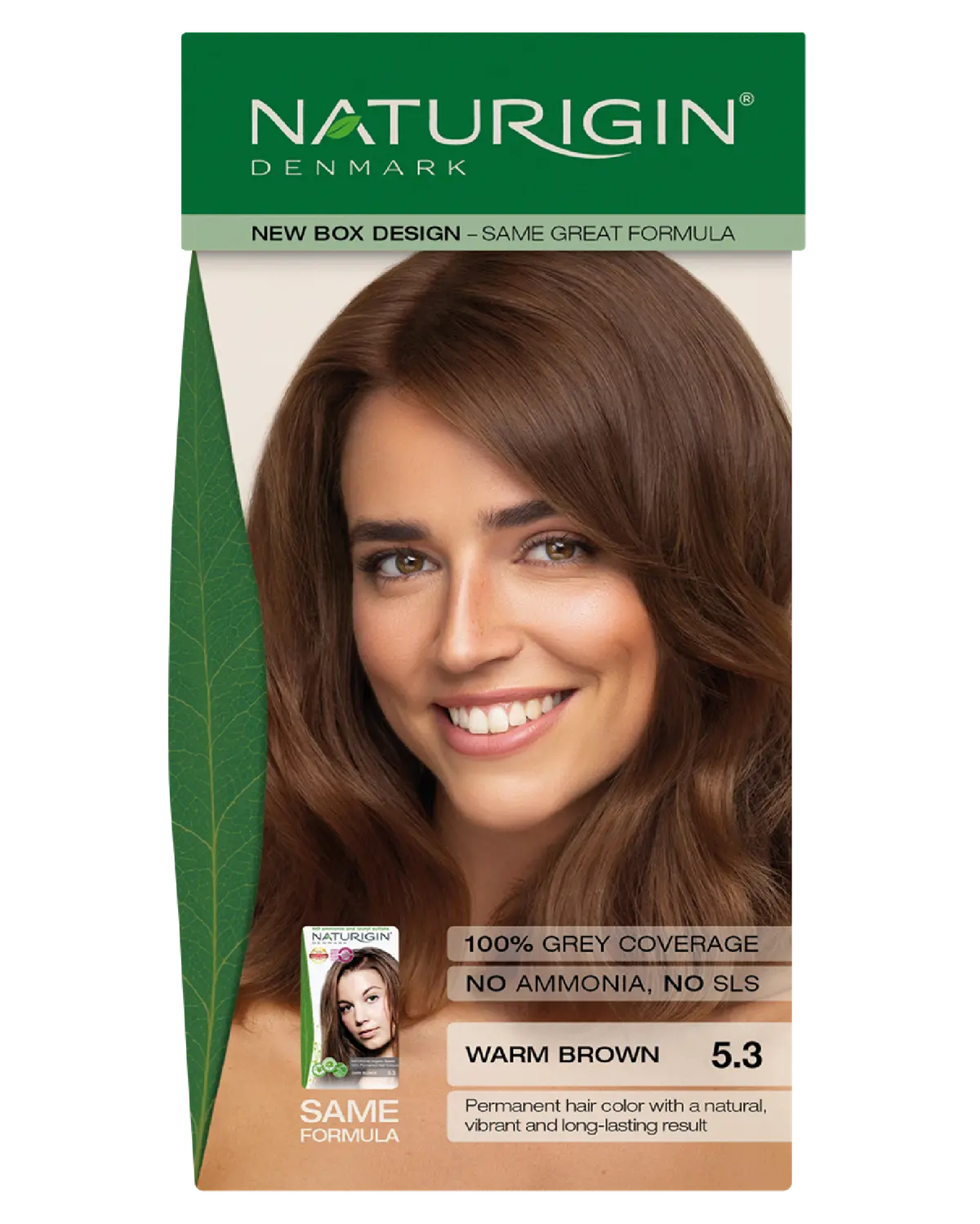 Naturigin hårfarge 5.3 Warm Brown 115 ml