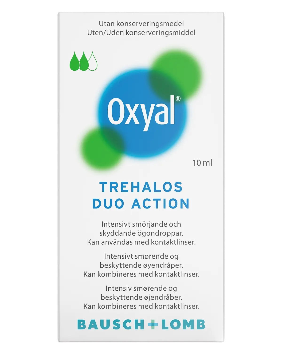 Oxyal Trehalos Duo Action øyedråper 10 ml