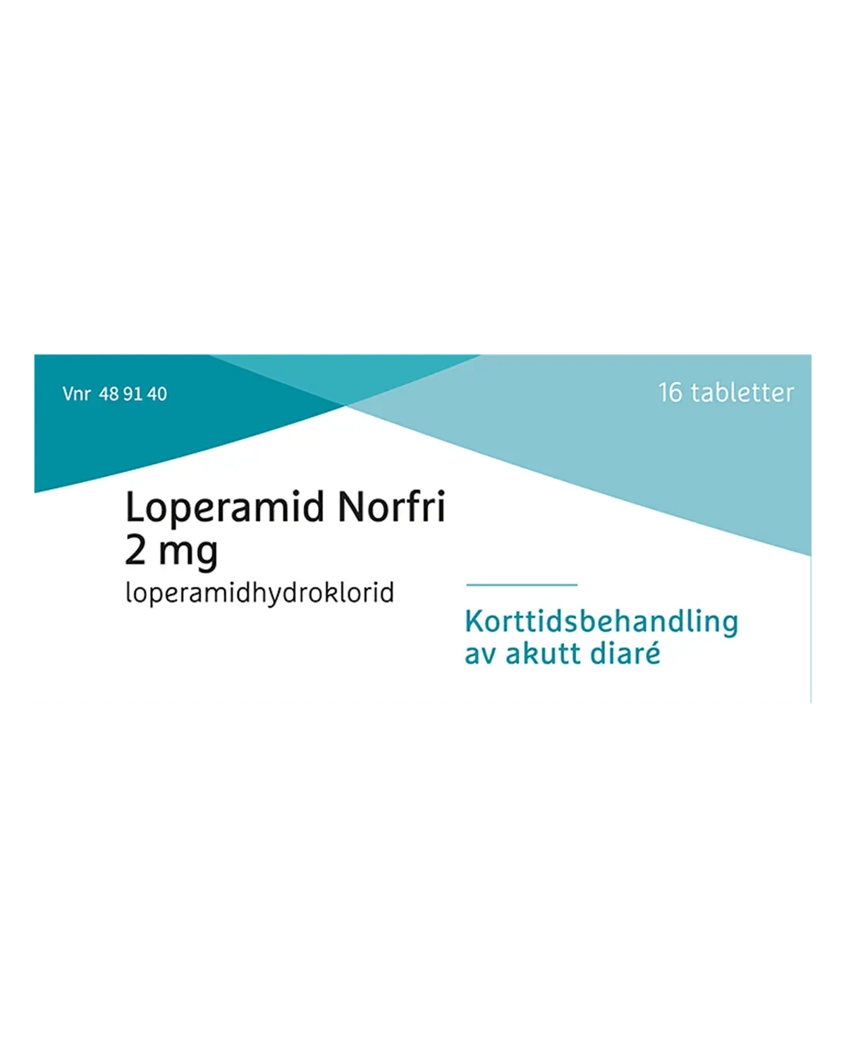 Loperamid  2 mg tabletter