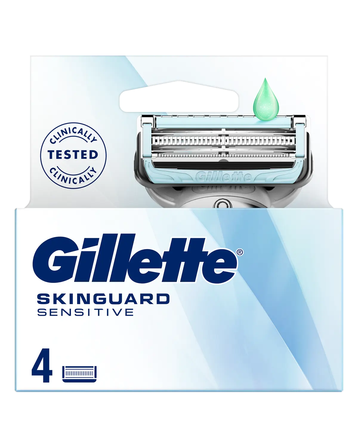 Gillette Skinguard Sensitive barberblader 4 stk