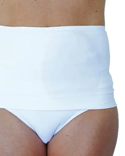 StomiFix hvit størrelse M/L 1 stk