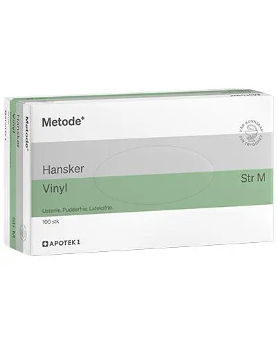 Metode hansker av vinyl størrelse M 100 stk