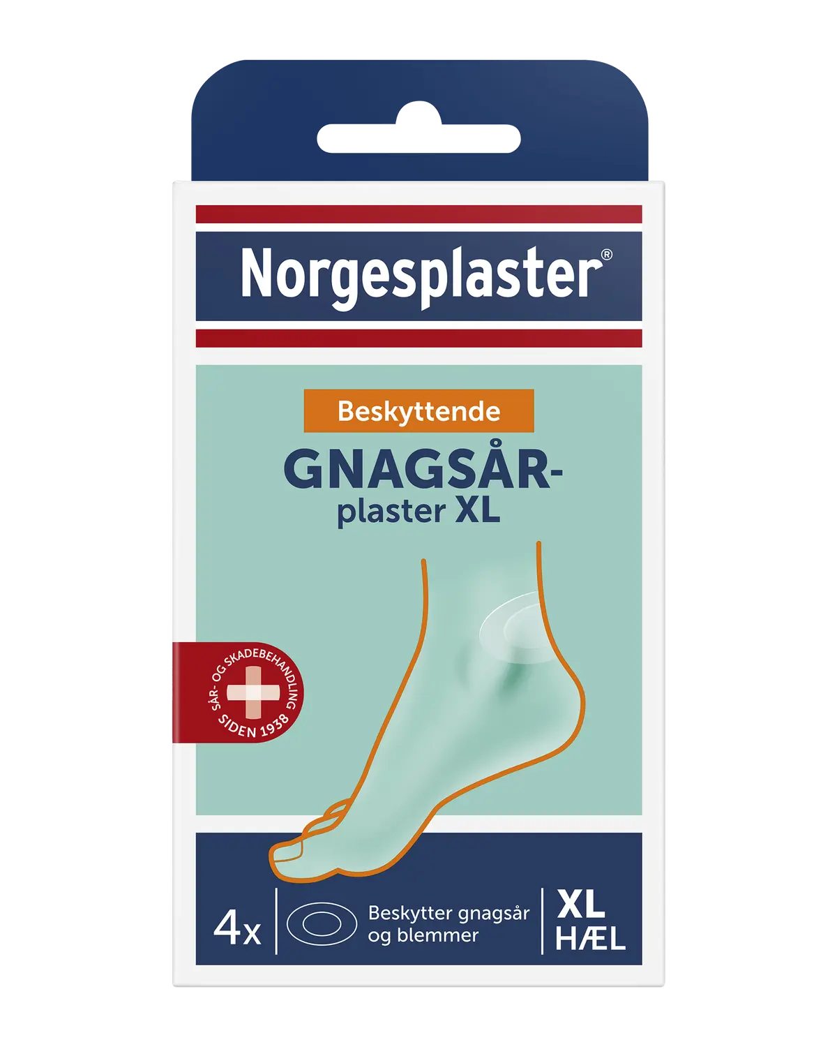 Beskyttende gnagsårplaster hæl XL