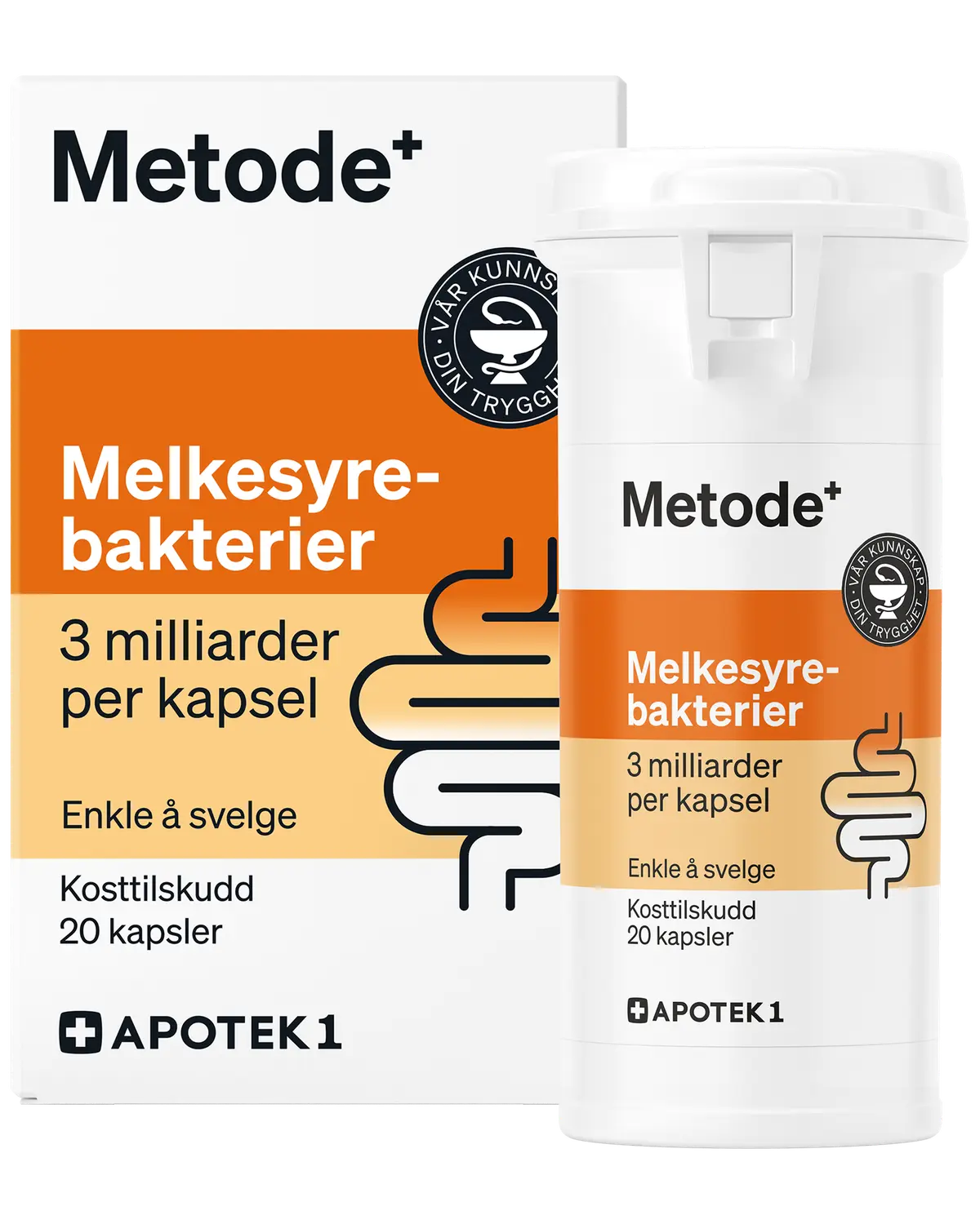 Metode Melkesyrebakterier kapsler 20 stk