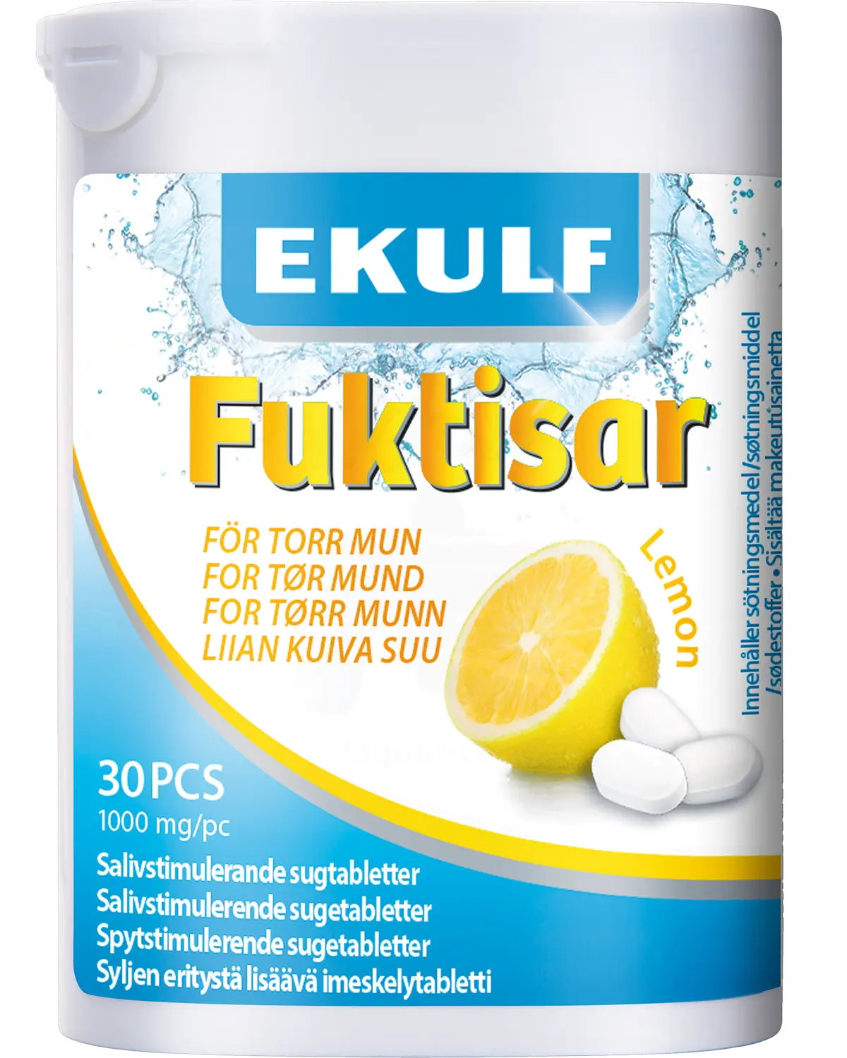 Fuktisar sugetabletter sitron