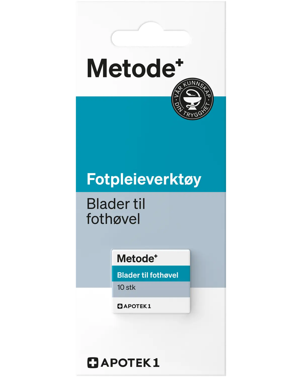 Metode fothøvel ekstra blader 10 stk
