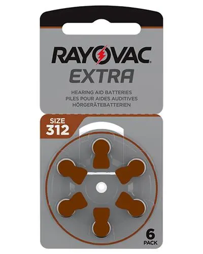 Extra Advanced act 312 høreapparatbatteri