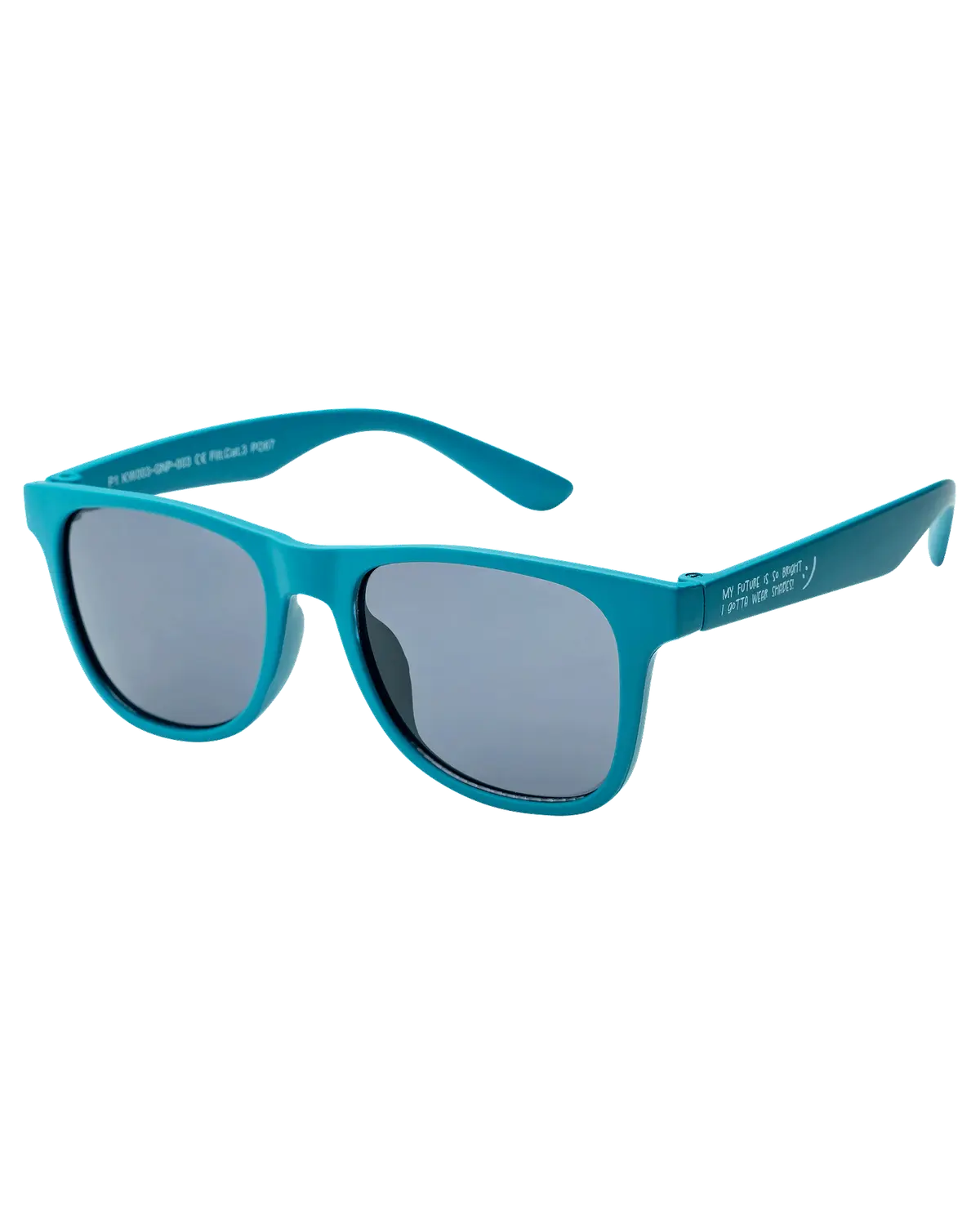 Waye Kids solbrille 003 petrol/smoke 1 stk