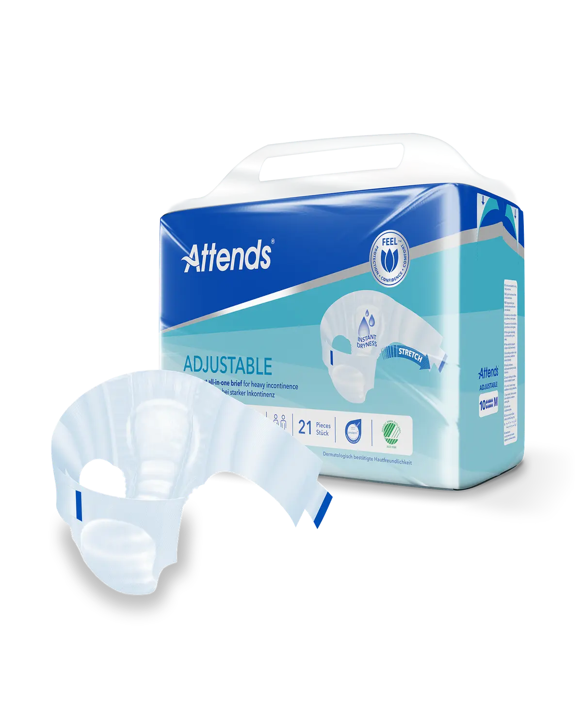 Attends Adjustable 10 M teipbleier 21 stk