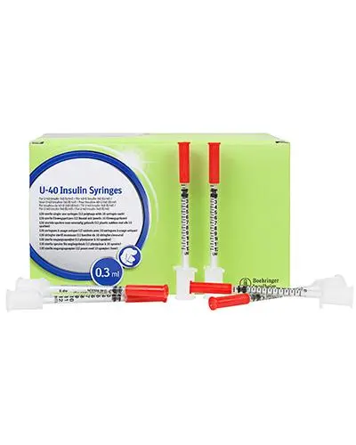 Prozinc U-40 insulinsprøyte 0,3 ml