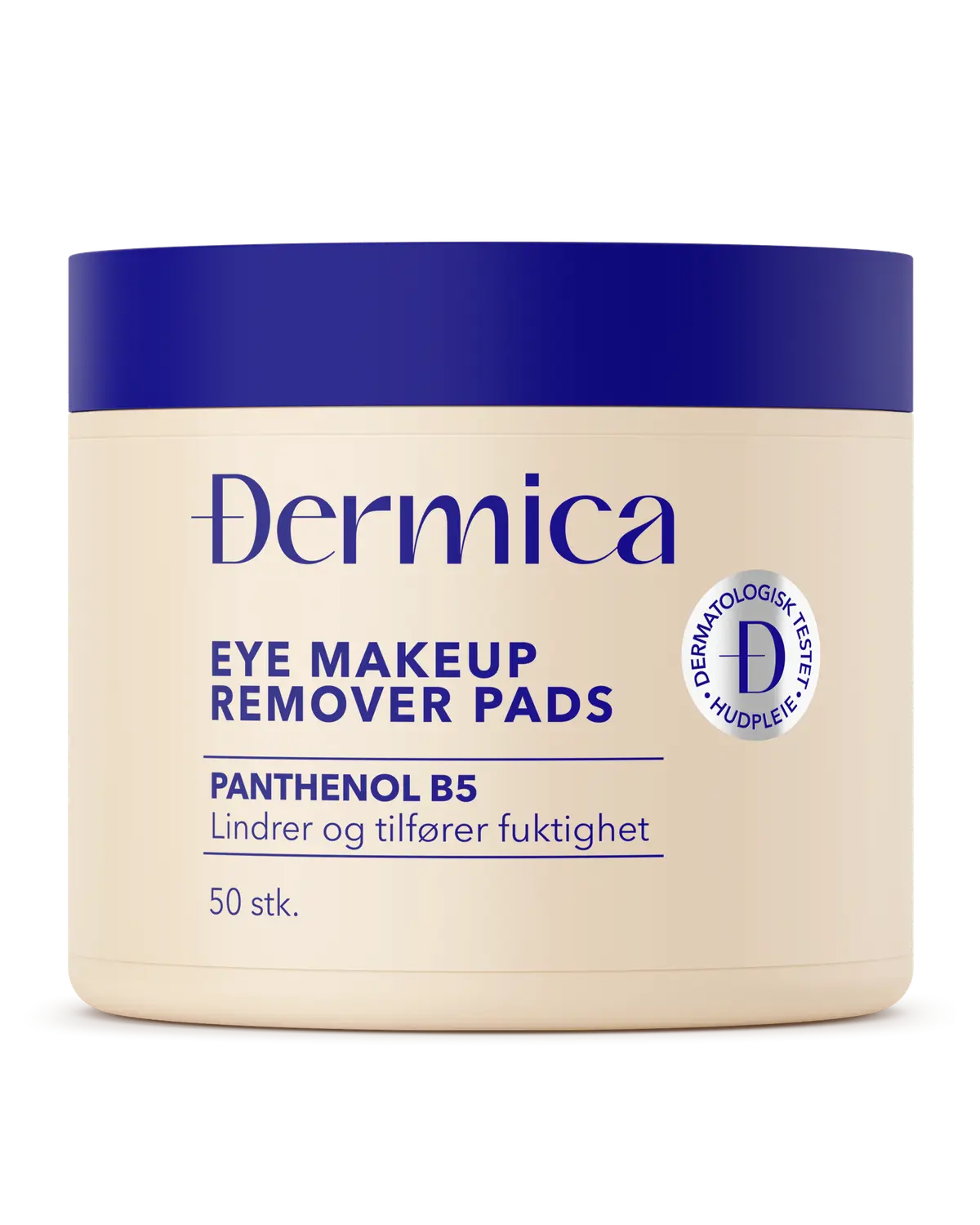 Dermica Eye Makeup Remover Pads øyesminkefjerner 50 stk