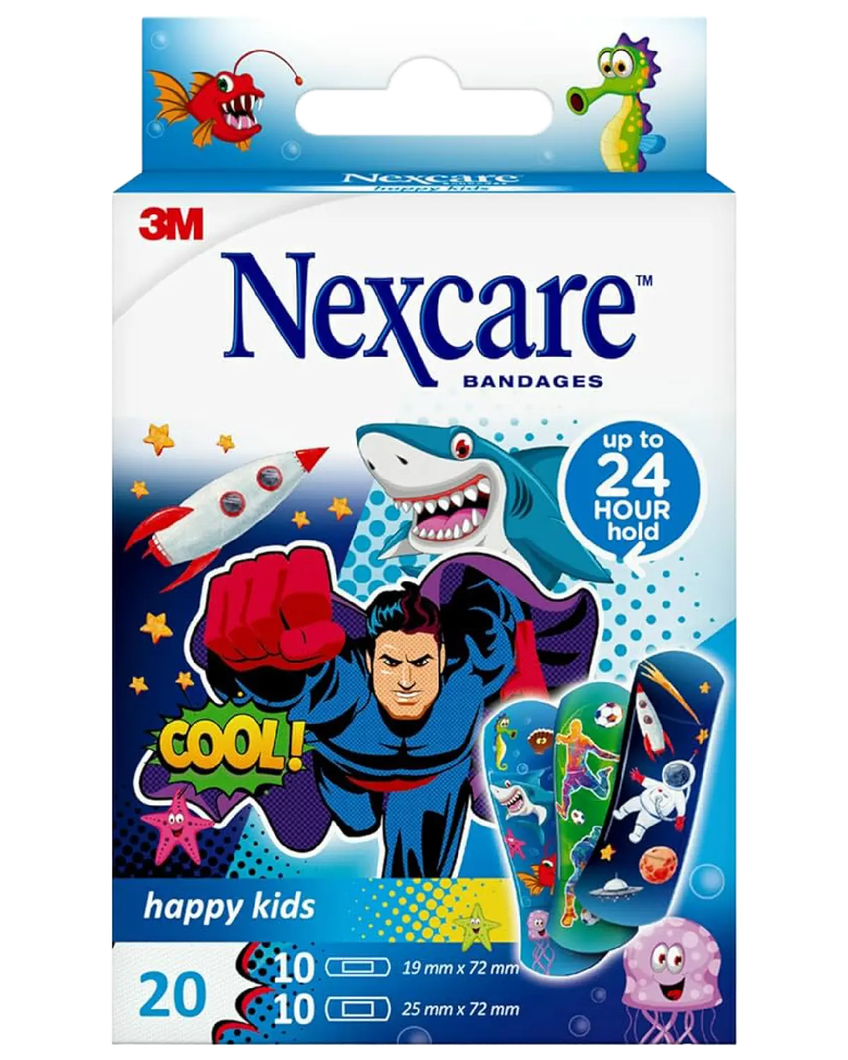 Nexcare Happy Kids Cool plaster 20 stk