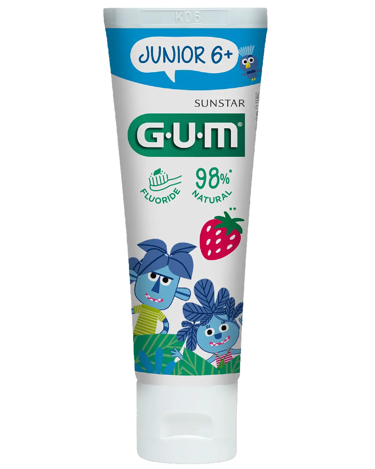 GUM Junior tannkrem fra 6 år 50 ml