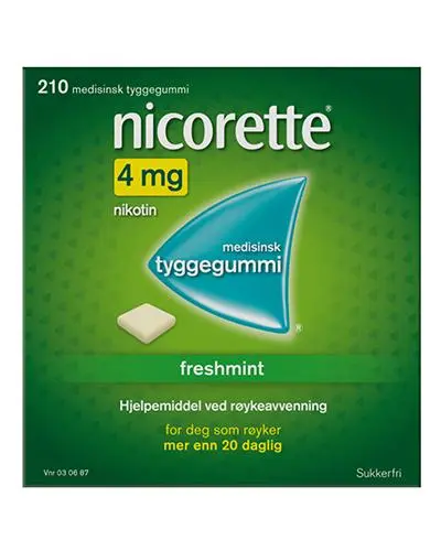 4 mg tyggegummi freshmint