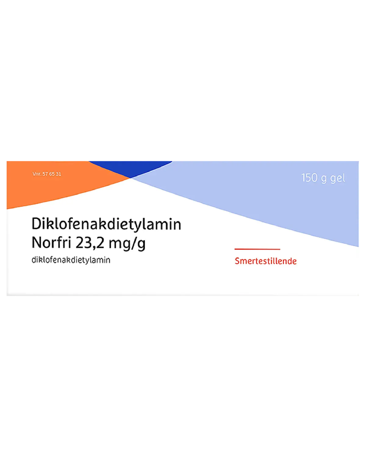 Diklofenakdietylamin Norfri 23,2 mg/g gel 150 g