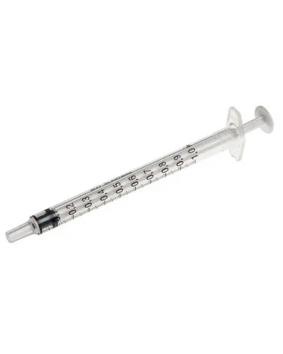 BD sprøyte   1ml luer sentrert