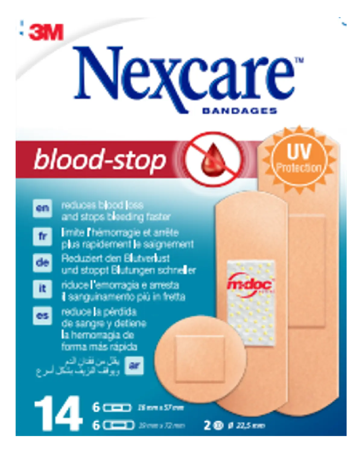 Nexcare blod stopper ass14 strips 1 stk