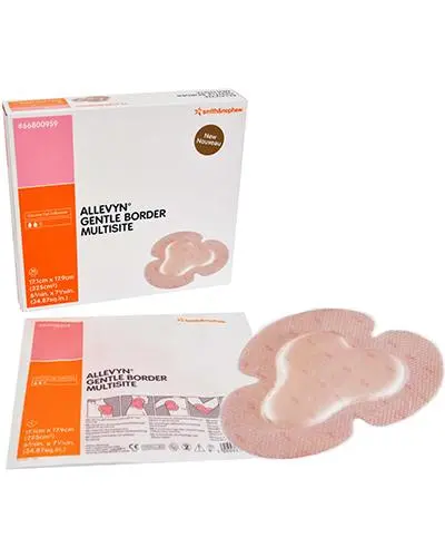 Allevyn Gentle Border Multisite 17,1x17,9 cm 10 stk