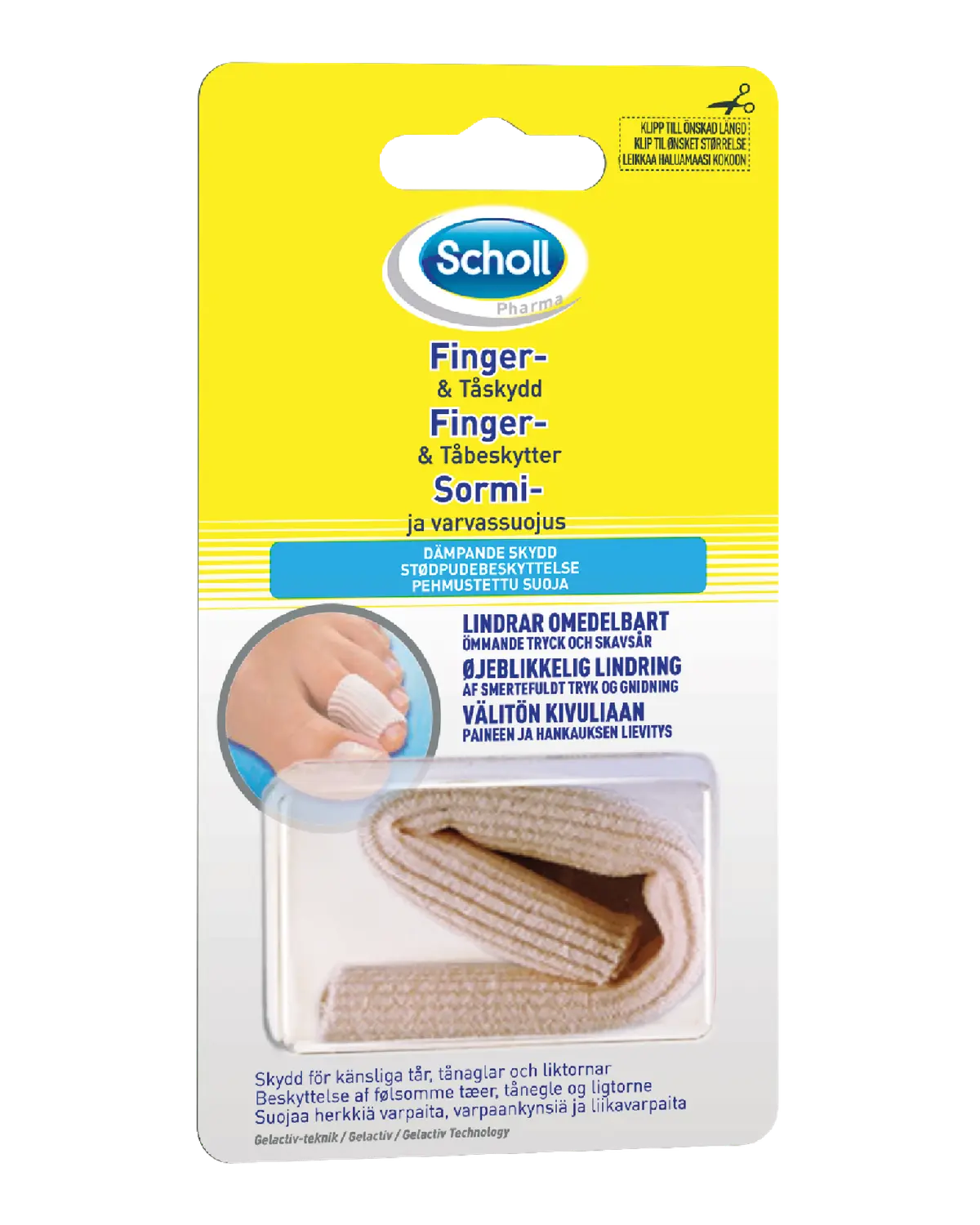 Professional finger- og tåbeskytter
