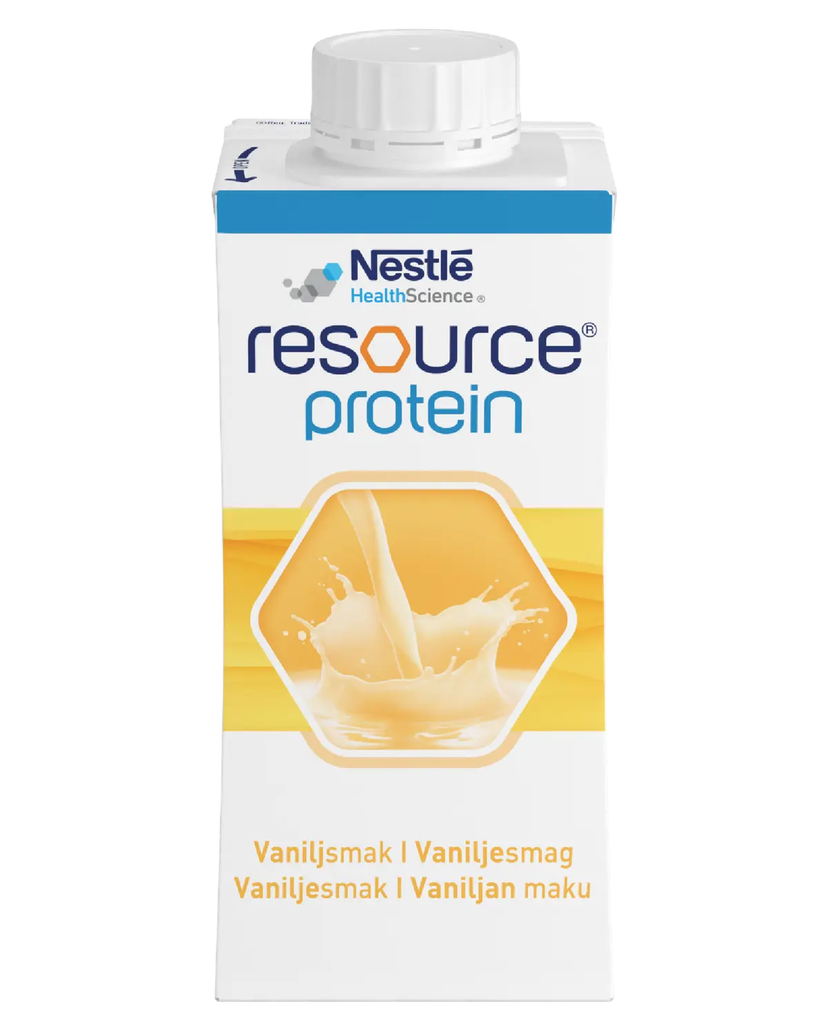 Resource Protein næringsdrikk vanilje 4x200 ml