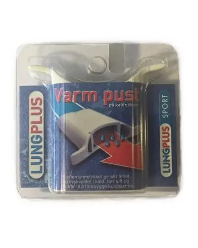 Lungplus sport pustemunnstykke 1 stk