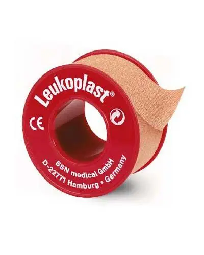 Leukoplast tekstil 1,25cmx5m 1 stk