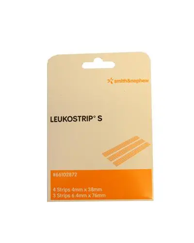 Leukostrip S sårlukingstape 4+3 strips