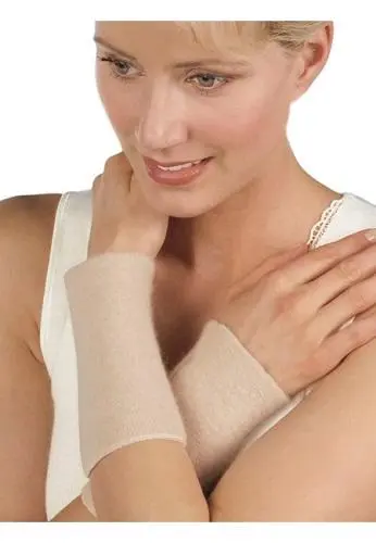 håndleddsvarmer beige onesize