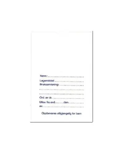Saranposer nr.3 med tekst 90x140mm