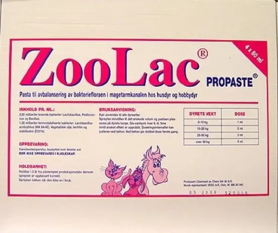 Zoolac propaste doseringssprøyter 4x60ml