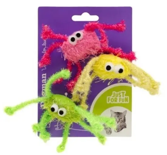 Glittrende edderkopper 3pack