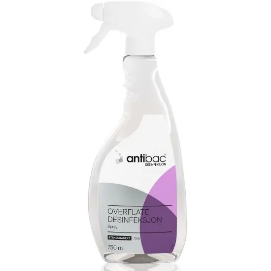 Antibac 75% overflatedesinfiserende spray