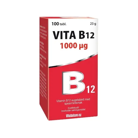 Vita B12 1000µq 100 tabletter