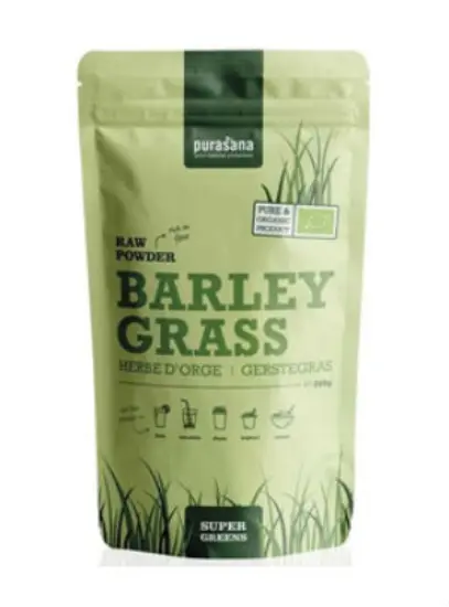 Purasana Barley Grass Juice- Supergreens, Øko 200g Pulver