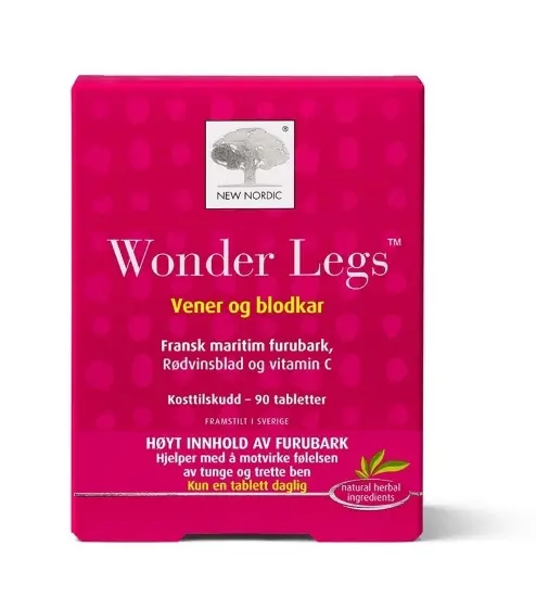 Wonder Legs 90 tabletter – For Lettere & Mer Energiske Ben