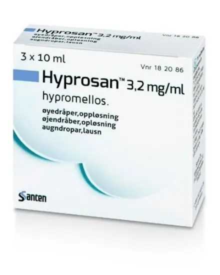 Hyprosan Øyedråper 3,2mg/ml