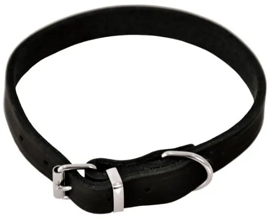 Dogman Skinnhalsbånd Svart Justerbar 40cm