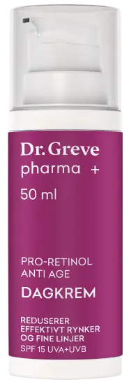 Dr Greve Pharma+ Pro‑Retinol Dagkrem 50ml – Anti‑Age & Fuktighetsgivende Dagkrem