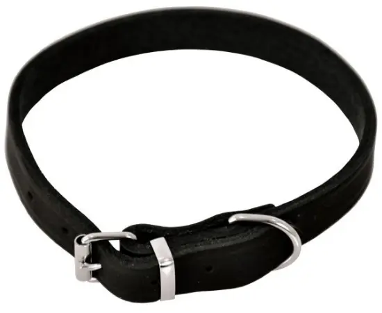 Dogman Skinnhalsbånd Svart Justerbar 60cm