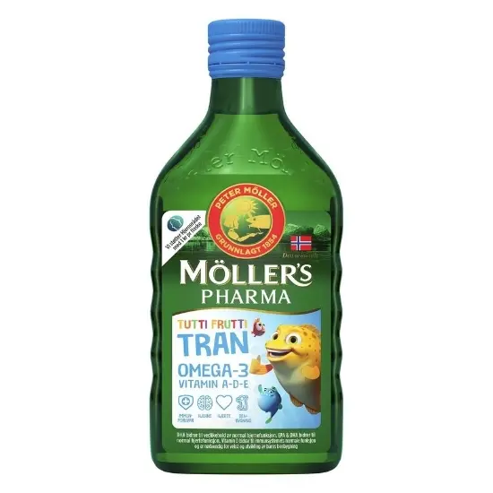 Møllers pharma tran tuttifruttismak 250 ml