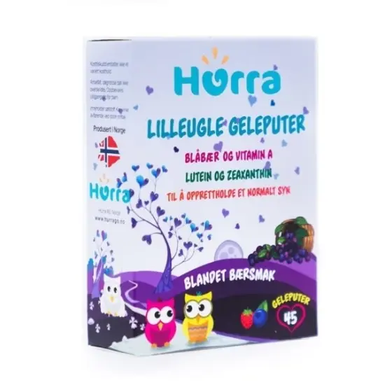 Hurra Lilleugle Geleputer 45 stk