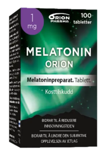 Melatonin orion tabletter 1mg 100stk
