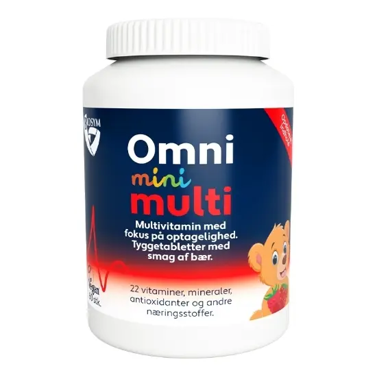 Biosym OmniMini Multi 60 Tyggetabletter