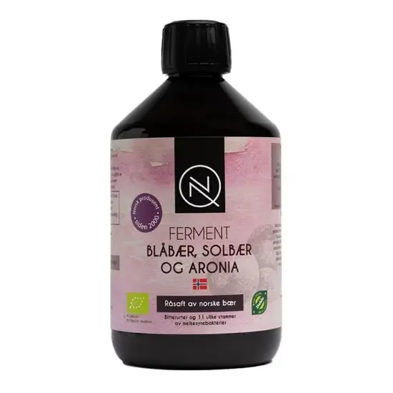 Nordquist Ferment Blåbær, Solbær og Arnoia- 500ml