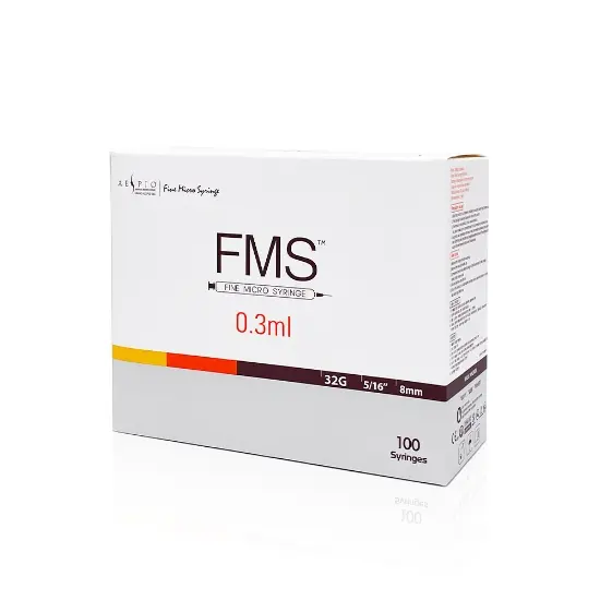 FMS Micro Syringe 32G 0,3ml 100 stk