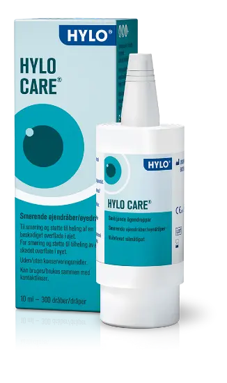 Hylo Care smørende øyedråper 10 ml | Fukt og beskyttelse for tørre øyne