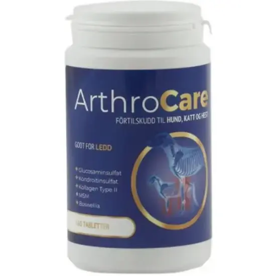 ArthroCare 180 tabletter | Leddtilskudd for hund og katt